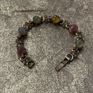 Elegant Multi-Color Stone Bracelet